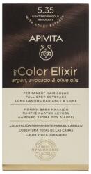 APIVITA My Color Elixir Tartós hajfesték, N5.35 Világos szatén arany mahagóni, 50ml