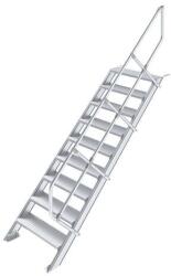 KRAUSE LÉPCSŐ (KÖNNYŰFÉM), 9 FOKOS 0, 6 M, 45° (822383) - pepita