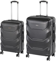 Leziter TraveLux Max VII gurulós bőrönd szett fekete (LTRMBS-VII-BL) - geminiduo