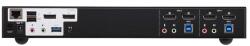 ATEN KVMP Switch USB 3.2 Gen1, 4K DisplayPort, Dual Display, 2 port (CS1942DP-AT-G) (CS1942DP-AT-G)