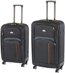 Leziter TraveLux Light IV gurulós bőrönd szett fekete (LTRLBS-IV-BL) - geminiduo