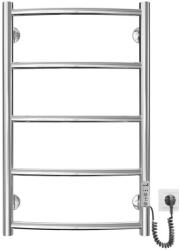 Mario Radiators Létras fűtött törölközőtartó CLASSIC 60W/230V 66x43 cm rozsdamentes/fényezett króm jobb 2.3. 0113.10. P (MR0006)