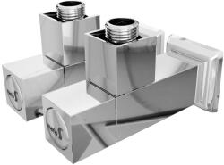 Mario Radiators Szögletes sarokszelep 2 db, fényes króm kivitelben 4.0. 0201.56. P (MR0008)