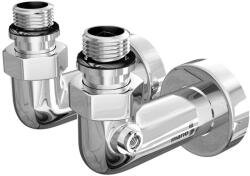 Mario Radiators Sarokzáró szelep 2 db, fényes króm kivitelben 4.0. 0400.55. P (MR0010)