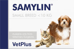 VetPlus Samylin májtámogató kapszula kutyáknak és macskáknak (10 kg alatti kedvenceknek) 30 db