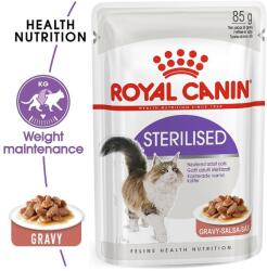 Royal Canin Sterilised Gravy szószos tasak ivartalanított macskáknak 24 x 85 g