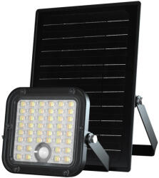 Somogyi Elektronic FLP1500SOLAR szolár paneles LED reflektor, PIR mozgásérzékelő, 1500 lumen, 88 db SMD LED, 2 üzemmód, IP65 - elektrosokk