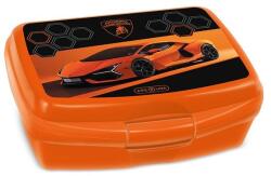 Ars Una Uzsonnás doboz ARS UNA Lamborghini műanyag 165x135x60 mm (52544460) - tonerpiac