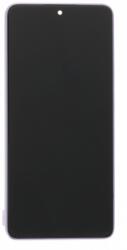  Xiaomi Poco M7 Pro 5G (2024) LCD Kijelző+Érintőüveg+Előlap Keret, Ezüst, Fehér (5600070O17P00) Gyári, Service Pack