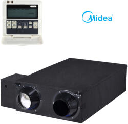 Midea hővisszanyerős szellőztető DC Inverter (standard távszabályzóval, kábellel) HRV-D400(B) (HRV-D400(B))