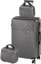 Leziter TraveLux Pro XIV gurulós bőrönd szett (LTRPBS-XIV-GR) - platinashop