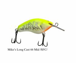 Mike's Wobbler Manufaktúra Mike's Long Cast wobbler 66 mm 18g SFC Mid (MLC66MSFC)