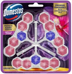 Domestos Aroma Lux Hibiscus Charm WC illatosító 3 x 50 g - 150 g
