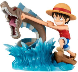One Piece Log Stories Monkey D Luffy vs Local Sea figura 7cm