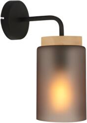 Toolight Toollight, fali lámpa 1xE27, APP1814-1W, fekete füstüveg, OSW-00664 (OSW-00664)