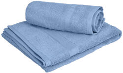  1x fürdőlepedő CLARYSSE ELEGANCE 70x140 cm + 1x törölköző CLARYSSE 60x110 cm, 100% pamut, kék