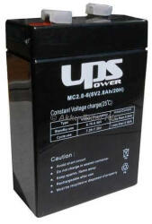 UPS Power MC2.8-6 6V 2.8Ah zselés akkumulátor (MC2.8-6) - akkuboltencs
