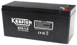 KRAFTON K12-1.3 szünetmentes akkumulátor, 12V 1, 3Ah (K12-1.3) - akkuboltencs