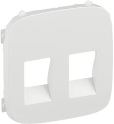 Legrand Valena Allure Kettős hangszóróaljzat burkolat, Fehér (755375) (755375)