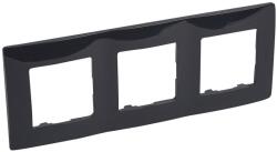 Legrand Niloé hármas keret, onyx fekete (397053) (397053)