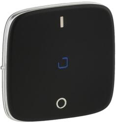 Legrand Valena Allure Kétpólusú kapcsoló burkolat, fj, Fekete (755048) (755048)