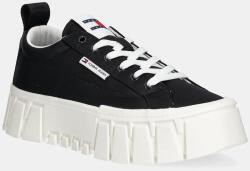 Tommy Hilfiger sportcipő FLATFORM SNEAKER NYLON fekete, EN0EN02793 - fekete Női 40
