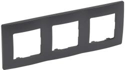 Legrand Niloé hármas keret, matt fekete (397033) (397033)