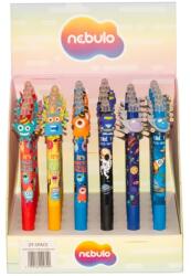 Nebulo Űrlények radírozható nyomógombos zselés toll (DT-SPACE) - tintasziget