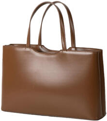 Dollcini Nagyméretű Női Kézitáska - Koreai Stílusú, Műbőr - Barna (547212)