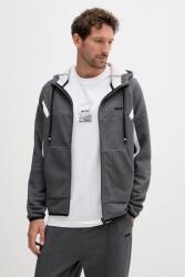 BOSS Green felső szürke, mintás, kapucnis, 50543130 - szürke XXL