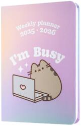 Grupo Erik diáknaptár (zseb, 17 hónapos, angol nyelvű), heti, Pusheen, 2025/2026 (AEESVA62501)
