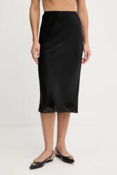 Victoria Beckham szoknya fekete, midi, egyenes, 1325WSK006458A - fekete 34