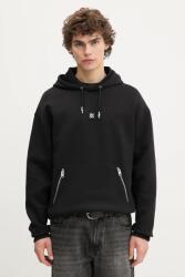 HUGO BOSS felső fekete, nyomott mintás, kapucnis, 50542583 - fekete XS