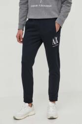 Giorgio Armani nadrág sötétkék, férfi, sima - sötétkék XXL - answear - 29 990 Ft