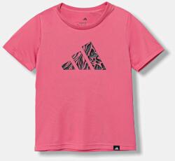 Adidas gyerek póló rózsaszín, JV5196 - rózsaszín 164