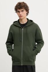 HUGO BOSS pamut melegítőfelső zöld, nyomott mintás, kapucnis, 50548651 - zöld XXL