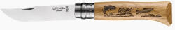 Opinel Tradition Gravure No. 08 (S) zsebkés, bükk, hal