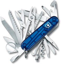 Victorinox Swiss Champ zsebkés, áttetsző kék