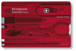 Victorinox Swiss Card Classic manikűr készlet, piros