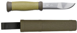 Morakniv Mora 2000 (S) kés, tokkal, zöld