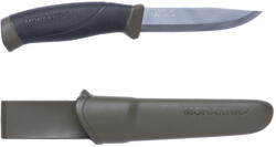 Morakniv Companion (S) kés, tokkal, katonai zöld