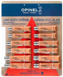 Opinel Tradition Carbon No. 06-08 (C) zsebkés, bükk, 12 részes