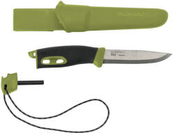 Morakniv Companion Spark (S) kés, tokkal, szikravetővel, zöld