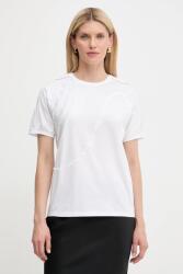 BOSS pamut póló - fehér M - answear - 30 990 Ft