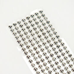 Öntapadós flitter gyöngyök 320db/lap - Ezüst, 0, 5cm 8725EZK