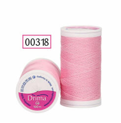  +Varrócérna, Drima, polyester 100m - Rózsaszín 00318