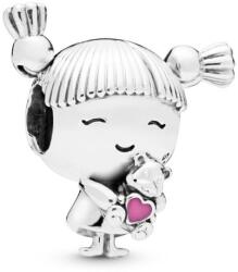 Pandora ékszer Kislány ezüst charm 798016EN160