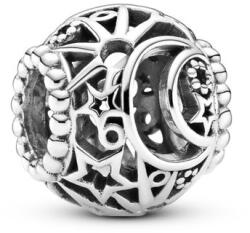 Pandora ékszer Nap hold csillag ezüst charm 799183C00