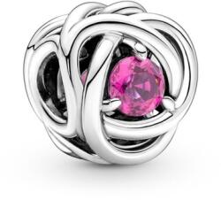 Pandora ékszer Pink örökkévalóság körök ezüst charm 790065C05