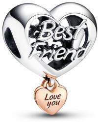Pandora ékszer Best friend bicolor charm 782243C00